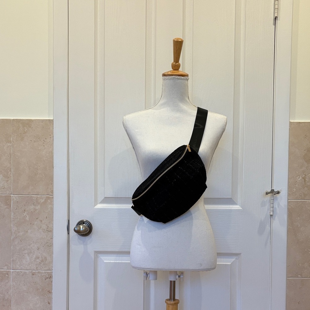Elegant Black Belt Bag